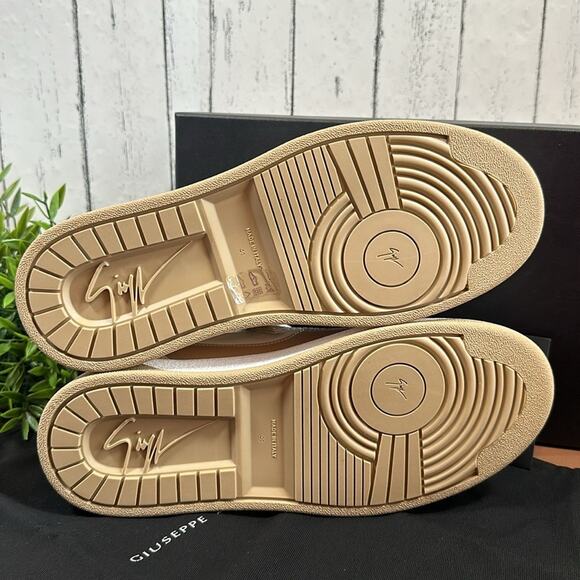 Giuseppe Zanotti GZ94 Low Top Leather Sneakers Size 41 - Picture 10 of 15